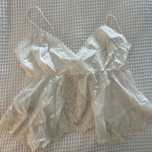 Abercrombie & Fitch Cream Lace Camisole